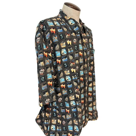 Pussers West Indies Island-Themed Print Short Sleeve size XL - Picture 2 of 7